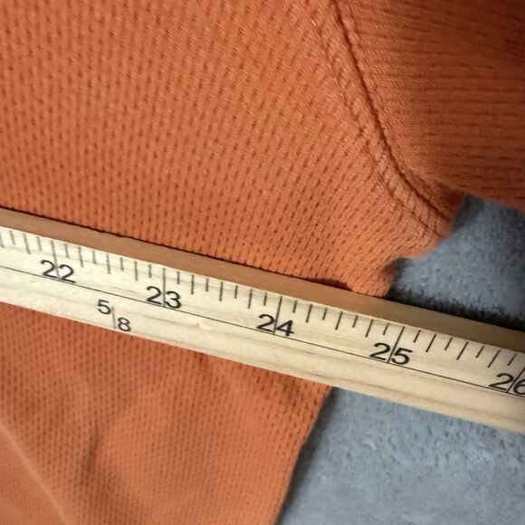 Vtg American Eagle AE77 L Orange Long Sleeve Shirt Boardriding Y2K Jesse Pinkman - Picture 7 of 8